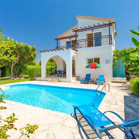 Sun Beach Villa Thio Polis Exterior photo